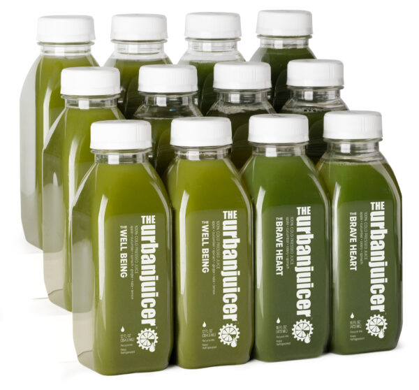 12 Pack Juice - One Day Cleanse | Green Juices